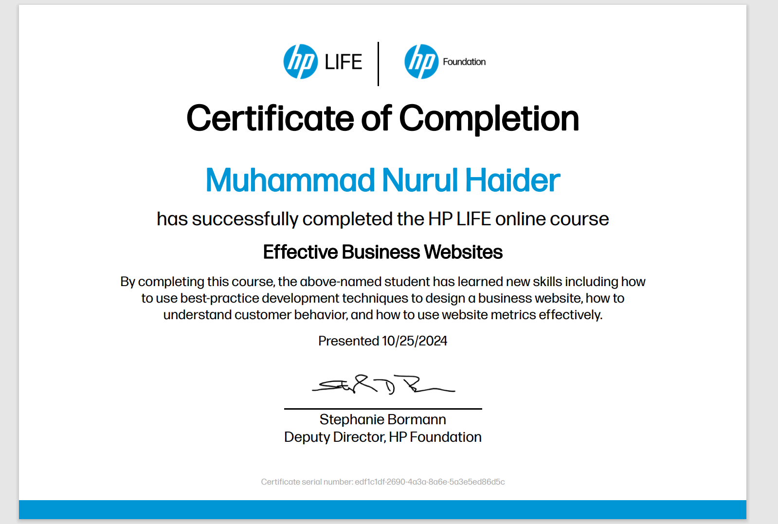 Certificate 4